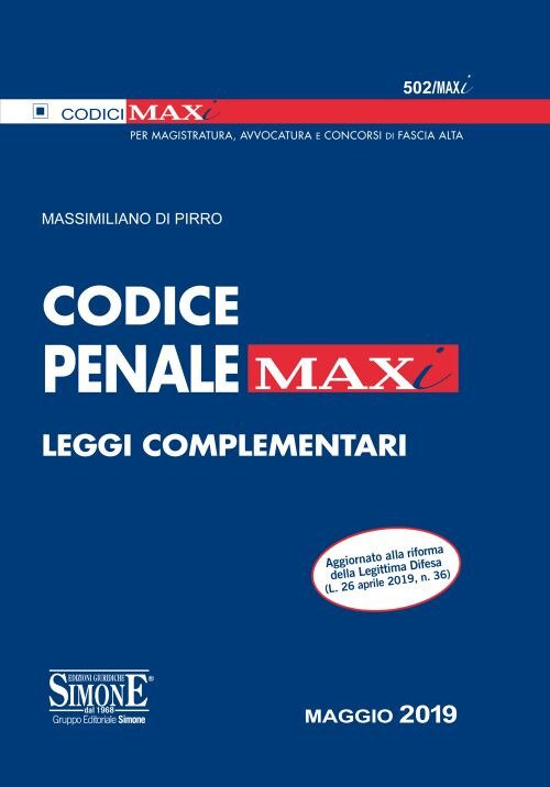 Codice penale. Leggi complementari