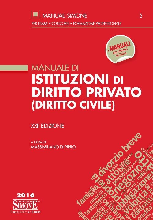 Manuale di istituzioni di diritto privato (diritto civile)