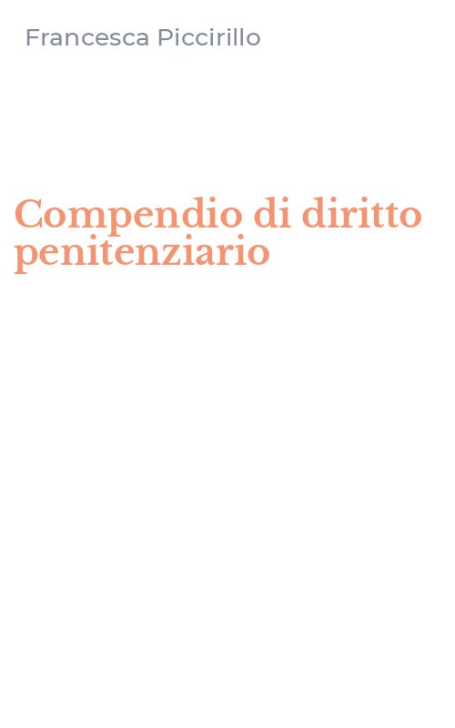 Compendio di diritto penitenziario