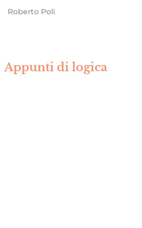 Appunti di logica