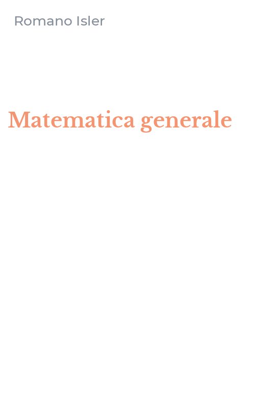 Matematica generale