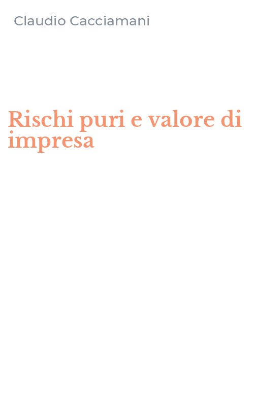 Rischi puri e valore di impresa