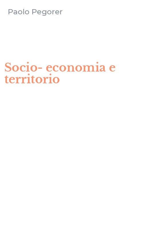 Socio-economia e territorio