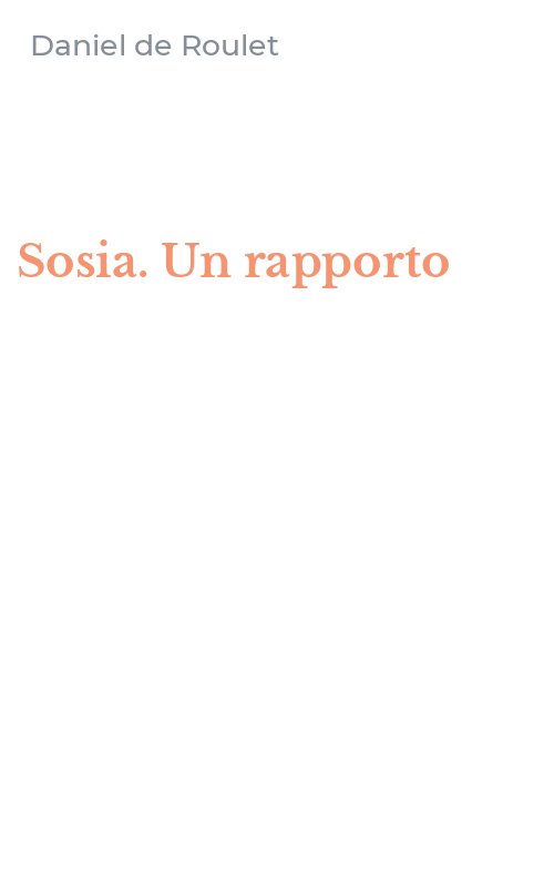 Sosia. Un rapporto