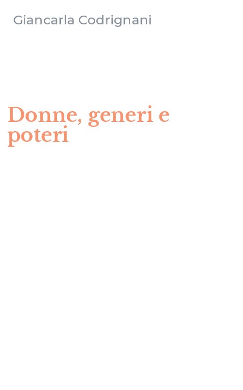 Donne, generi e poteri