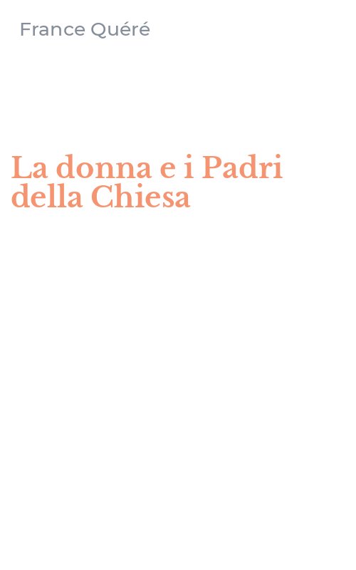 La donna e i Padri della Chiesa