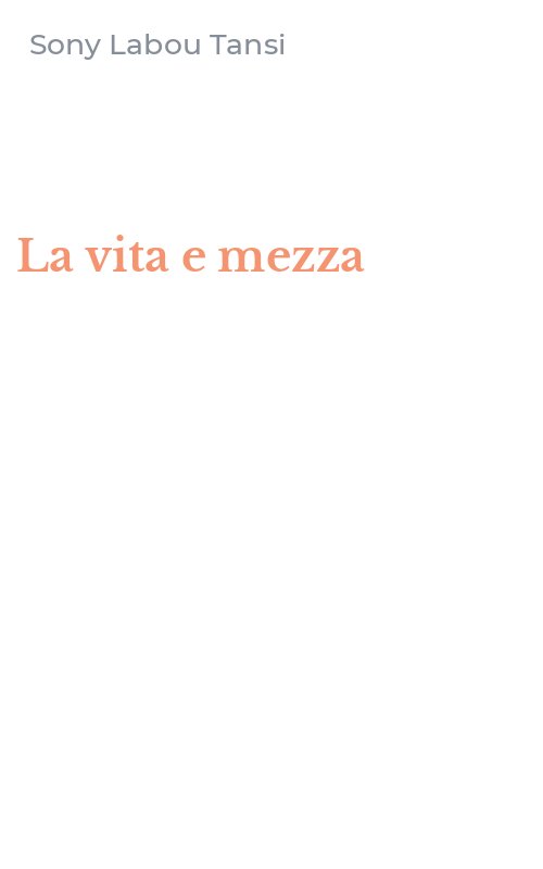 La vita e mezza