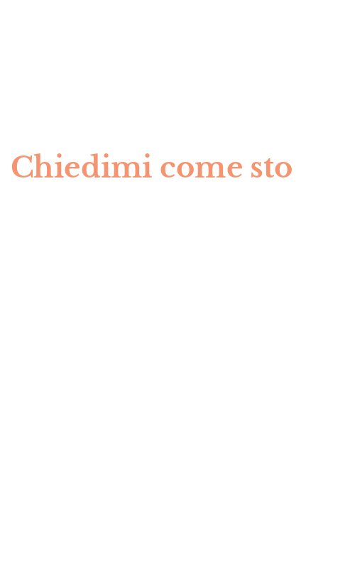 Chiedimi come sto