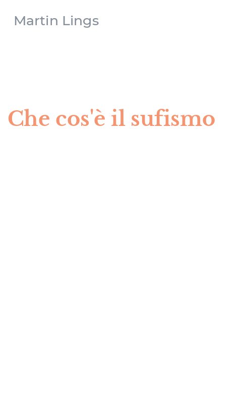 Che cos'è il sufismo