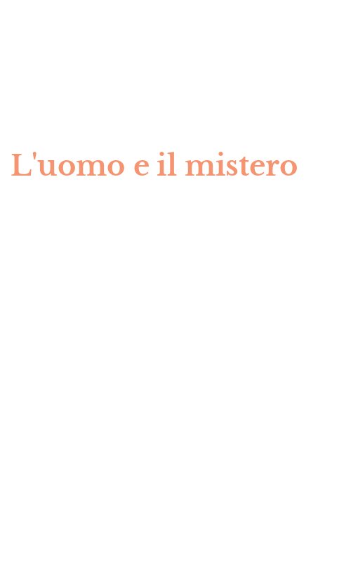 L'uomo e il mistero