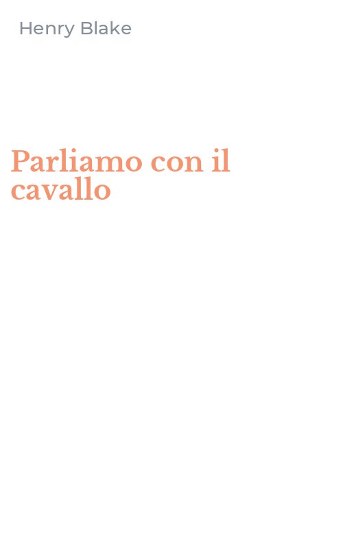 Parliamo con il cavallo