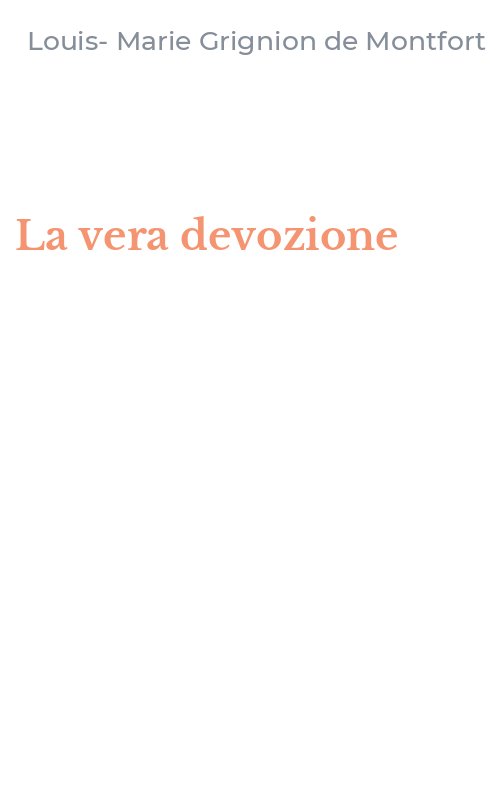 La vera devozione