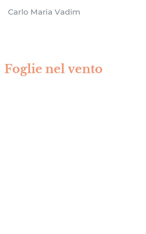 Foglie nel vento