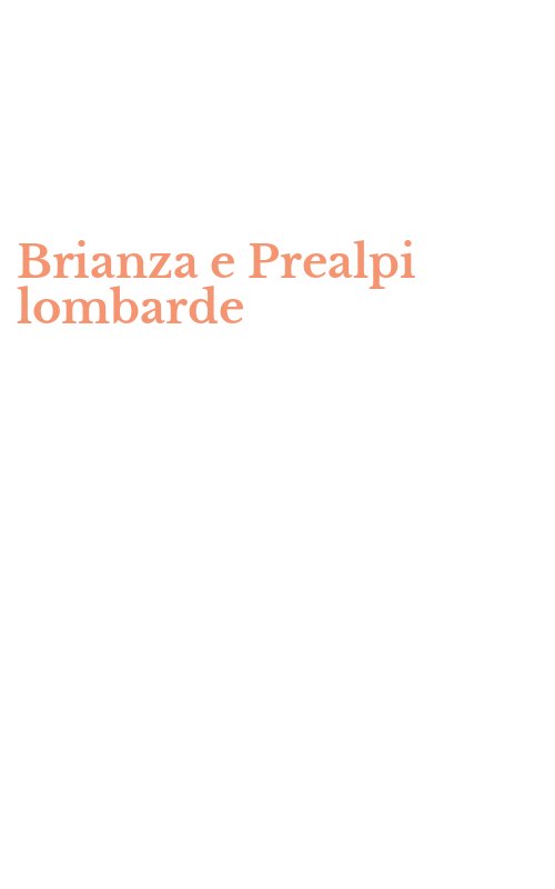 Brianza e Prealpi lombarde