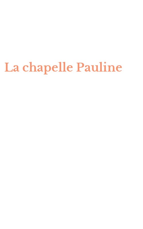 La chapelle Pauline