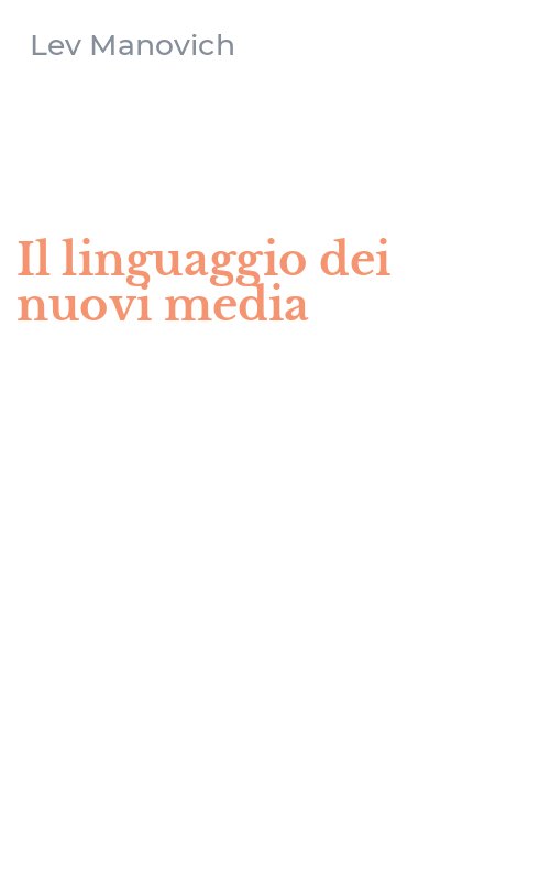 Il linguaggio dei nuovi media