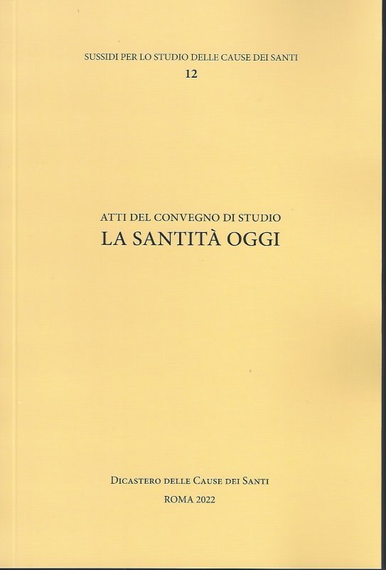 LA SANTITA' OGGI