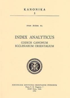 Index analyticus Codicis canonum Ecclesiarum orientalium