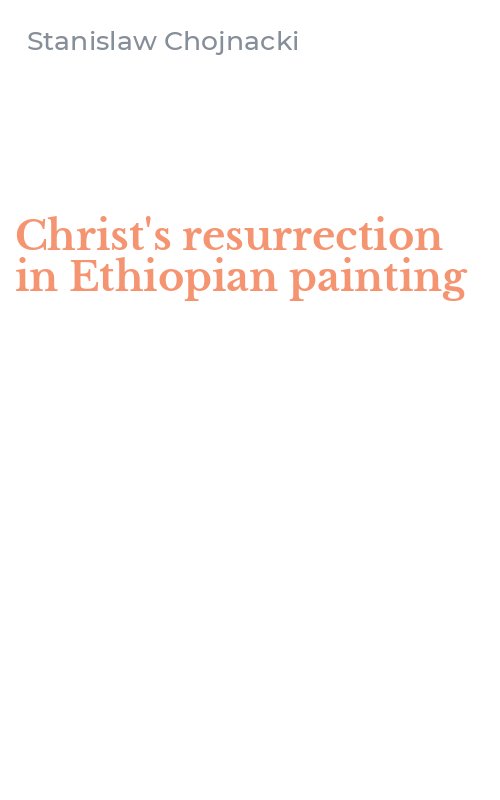 Christ's resurrection in Ethiopian painting