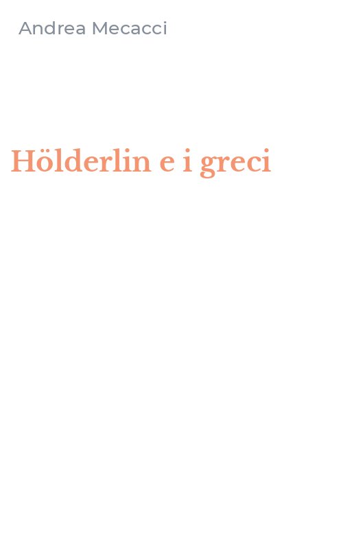 Hölderlin e i greci