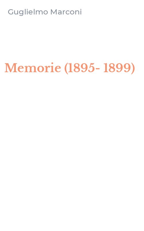 Memorie (1895-1899)