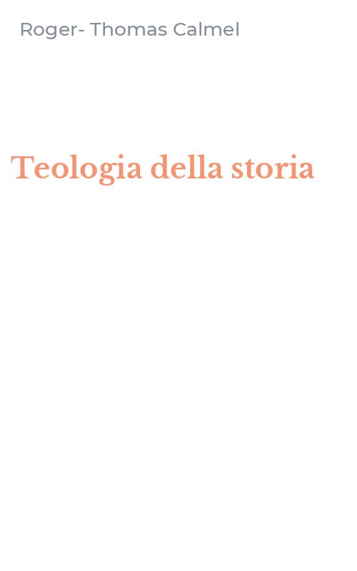 Teologia della storia