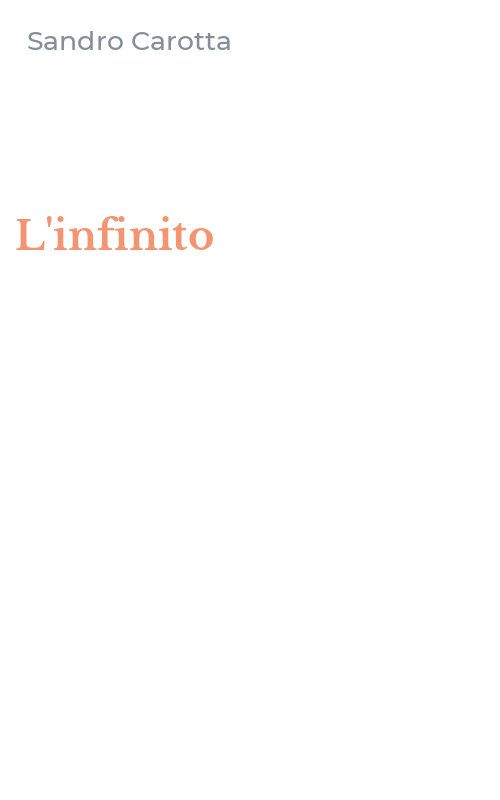 L'infinito