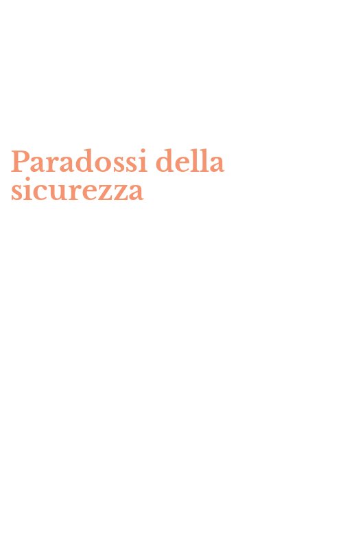 Paradossi della sicurezza