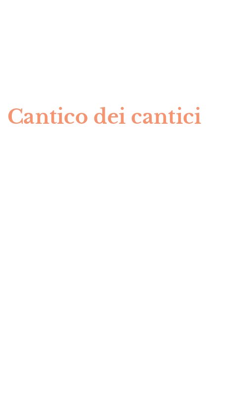 Cantico dei cantici
