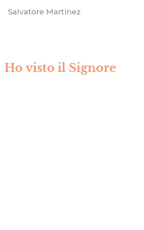 Ho visto il Signore