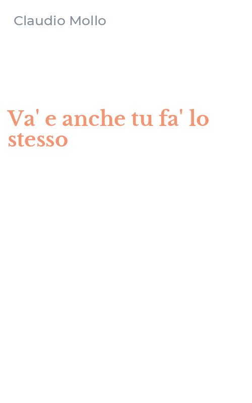 Va' e anche tu fa' lo stesso
