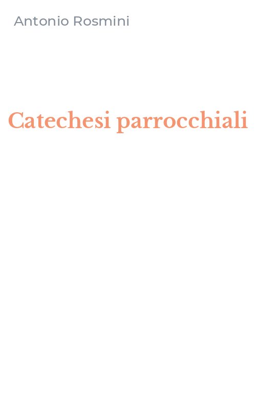 Catechesi parrocchiali