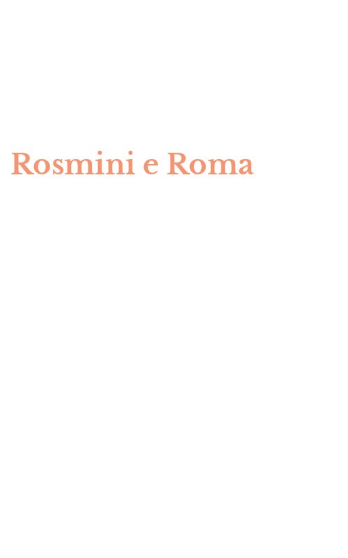 Rosmini e Roma
