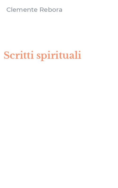 Scritti spirituali