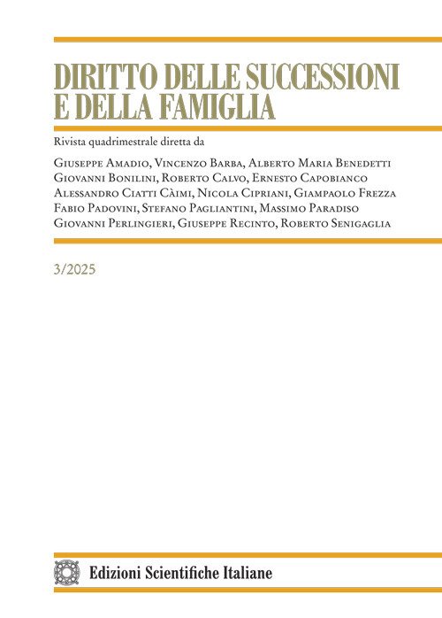 Diritto delle successioni e della famiglia
