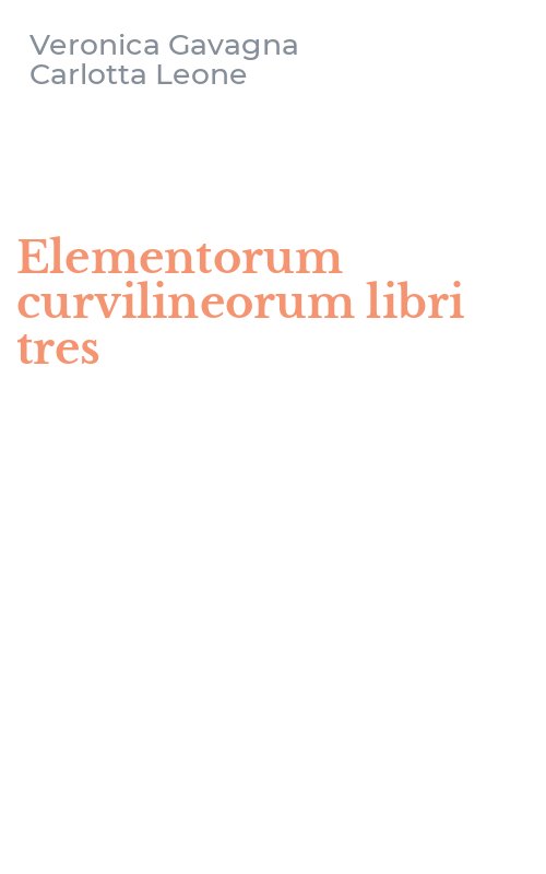 Elementorum curvilineorum libri tres