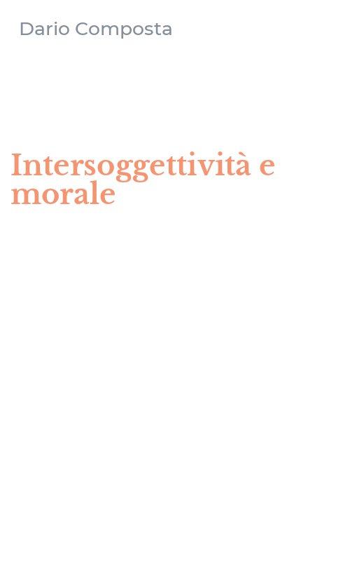 Intersoggettività e morale