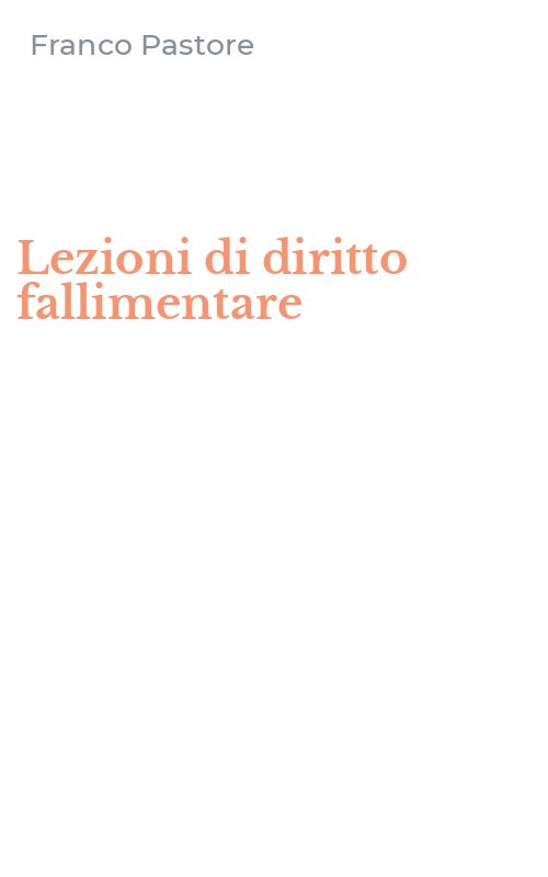 Lezioni di diritto fallimentare