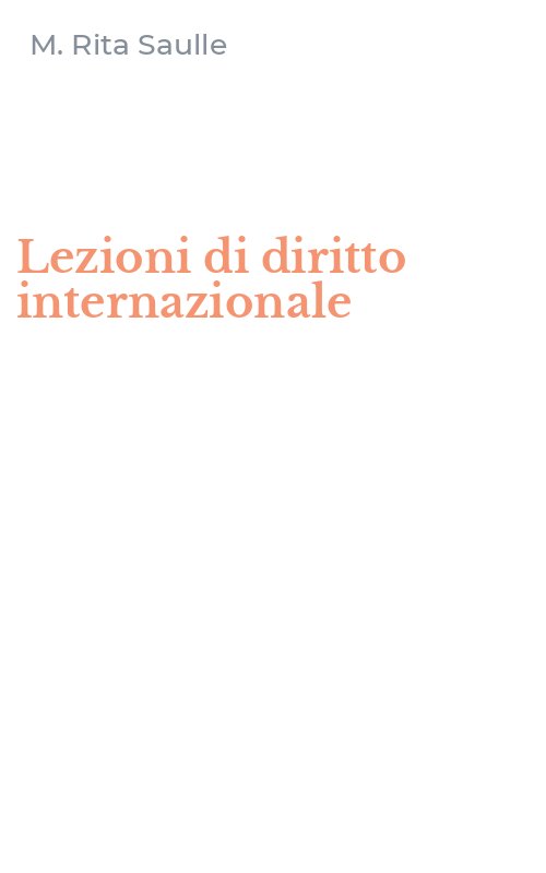 Lezioni di diritto internazionale