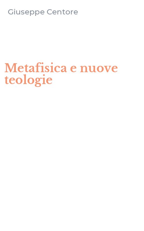 Metafisica e nuove teologie