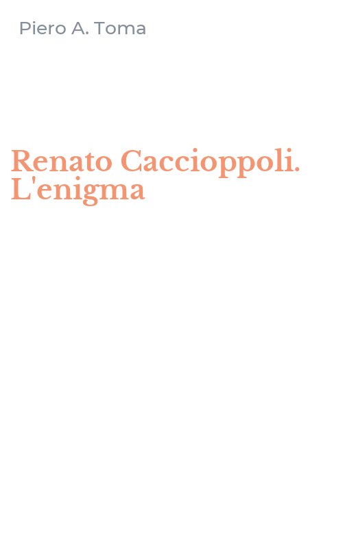 Renato Caccioppoli. L'enigma
