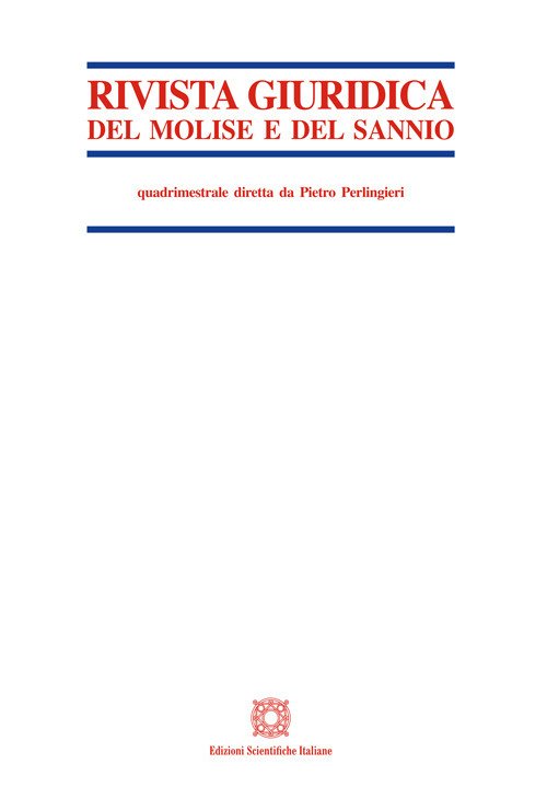 Rivista giuridica del Molise e del Sannio