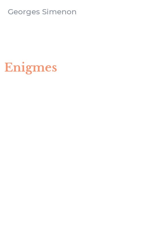 Enigmes