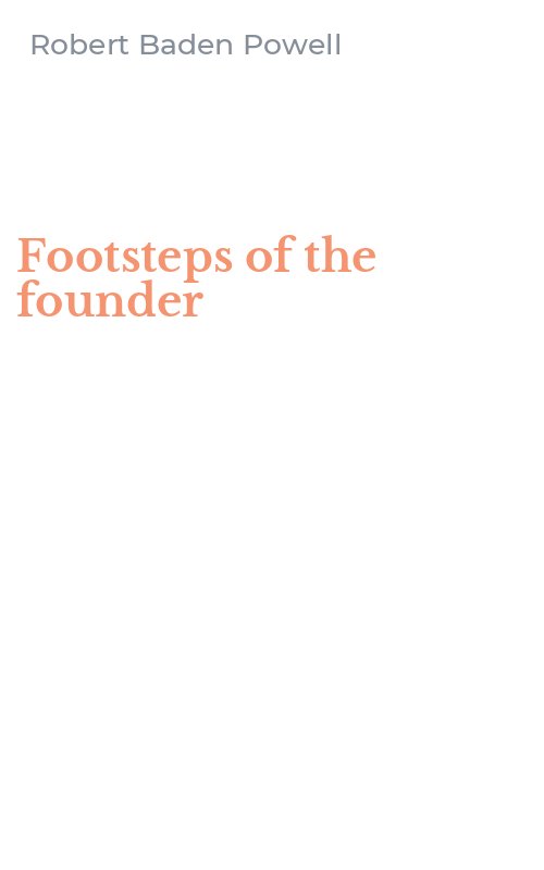 Footsteps of the founder