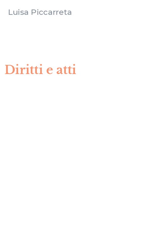 Diritti e atti