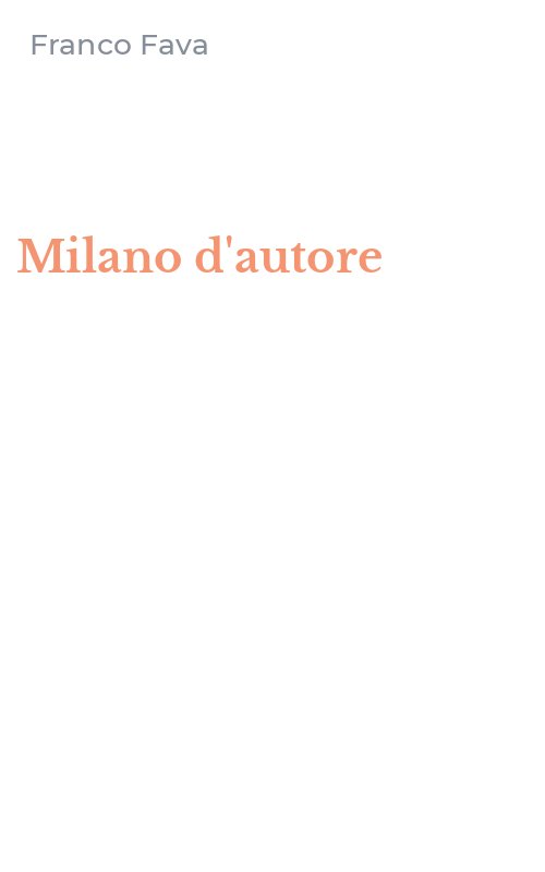 Milano d'autore