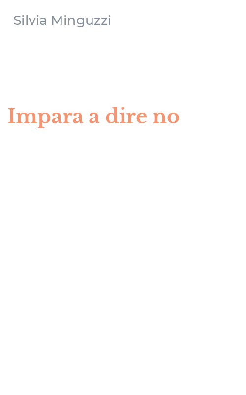 Impara a dire no
