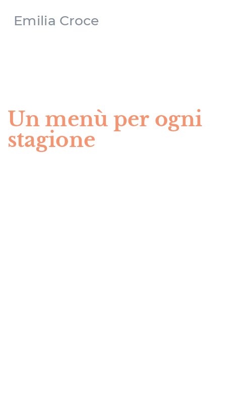 Un menù per ogni stagione