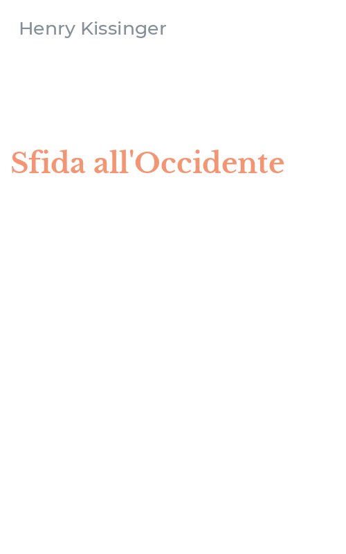 Sfida all'Occidente