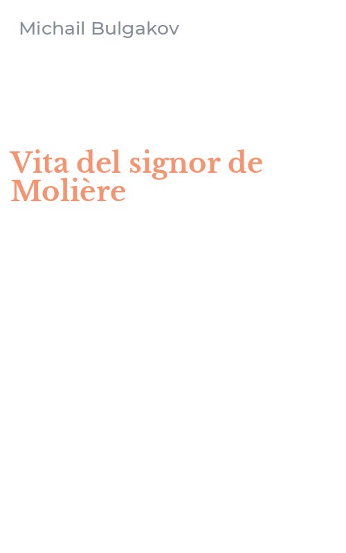 Vita del signor de Molière